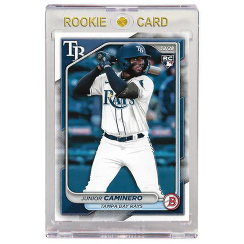 Junior Caminero Tampa Bay Rays 2024 Bowman # 20 Rookie Card 
