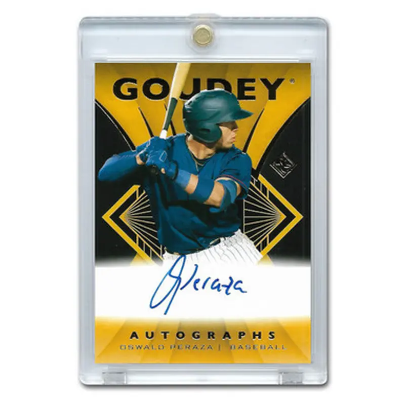 Oswald Peraza Autographed Card 2023 Upper Deck Goodwin # GA-OP 