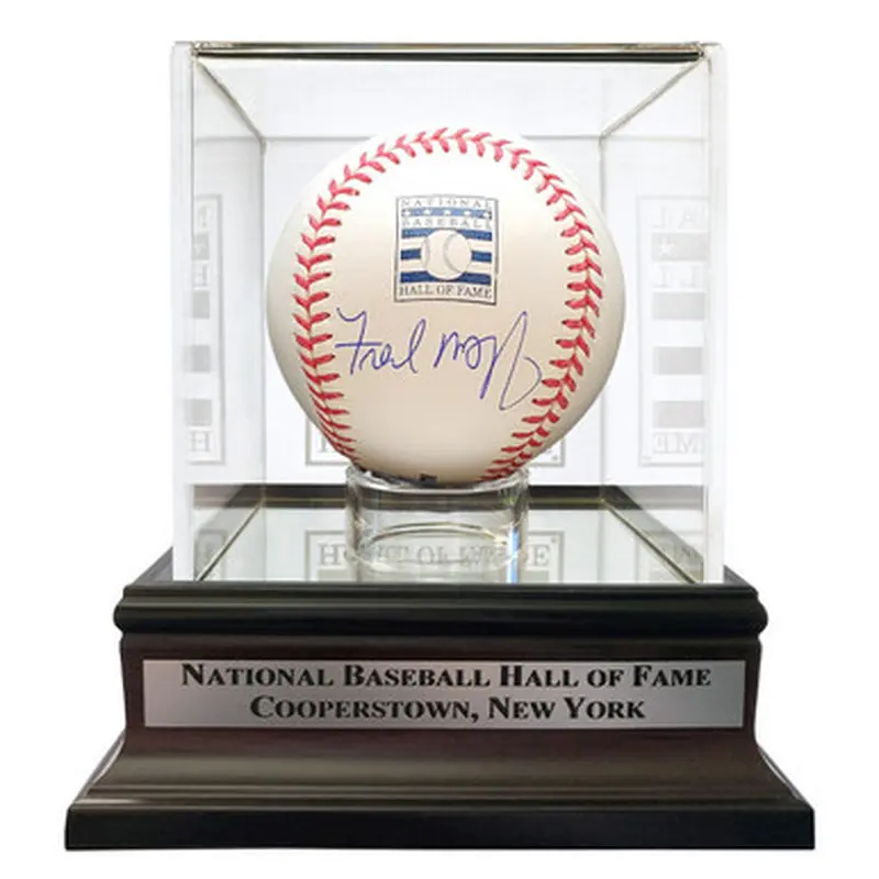 Fred McGriff Autographed Hall of Fame Logo Baseball with HOF Case (Beckett) 