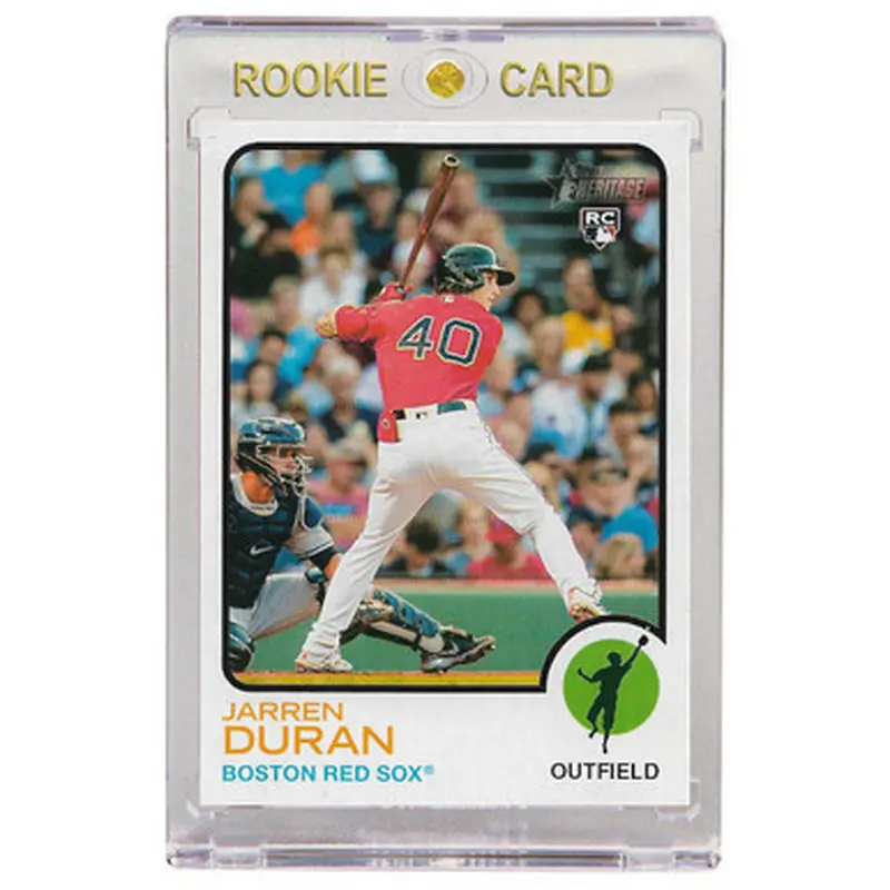 Jarren Duran Boston Red Sox 2022 Topps Heritage # 211 Rookie Card 
