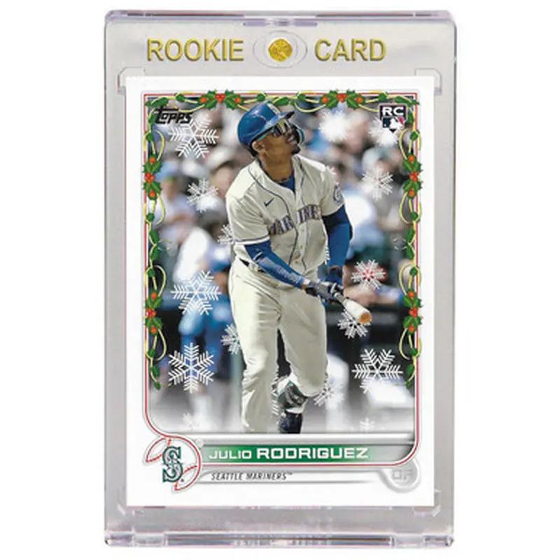 Julio Rodriguez Seattle Mariners 2022 Topps Holiday # HW44 Rookie Card 