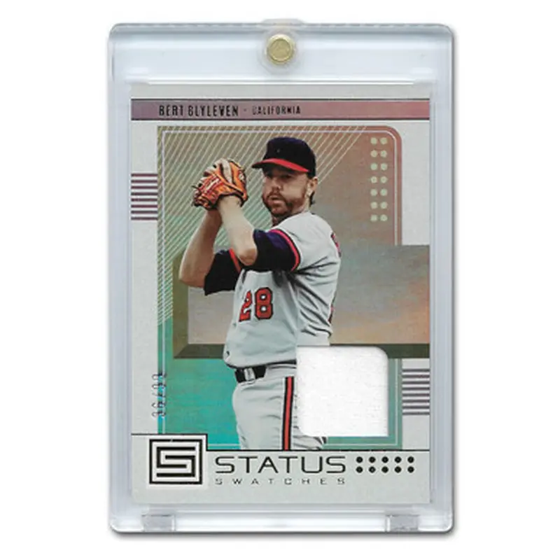 Bert Blyleven 2023 Panini Status Swatches #SS-BB Ltd Ed of 99 