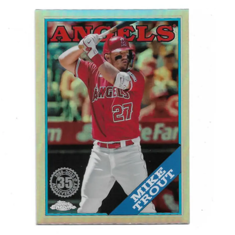 Mike Trout 2023 Topps Chrome Update 35th Anniversary # 88CU-2 