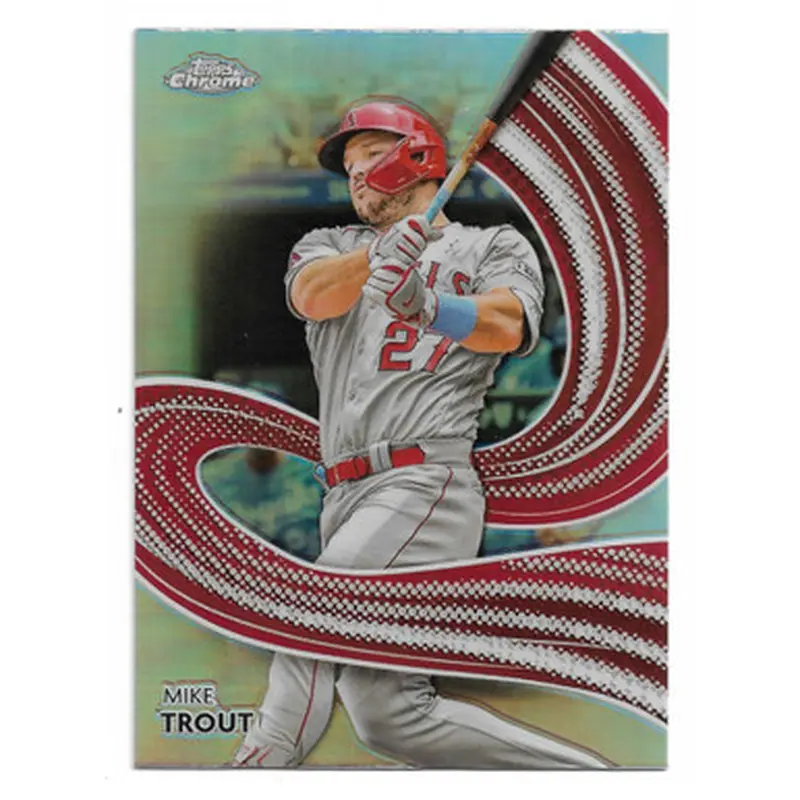 Mike Trout 2024 Topps Chrome Strokes # 1 