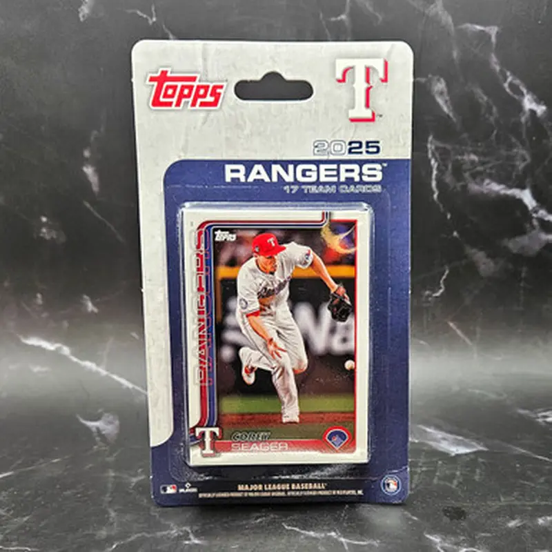 Topps Texas Rangers 2025 Baseball Cards 17-Card Team Set 