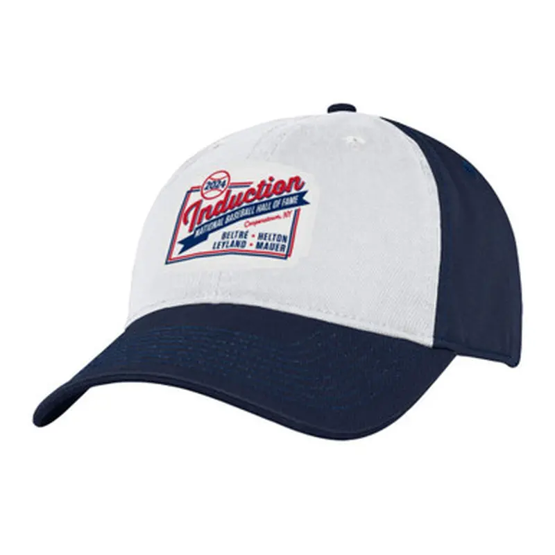 2024 Baseball Hall of Fame Induction Logo Navy and White Adjustable Cap 
