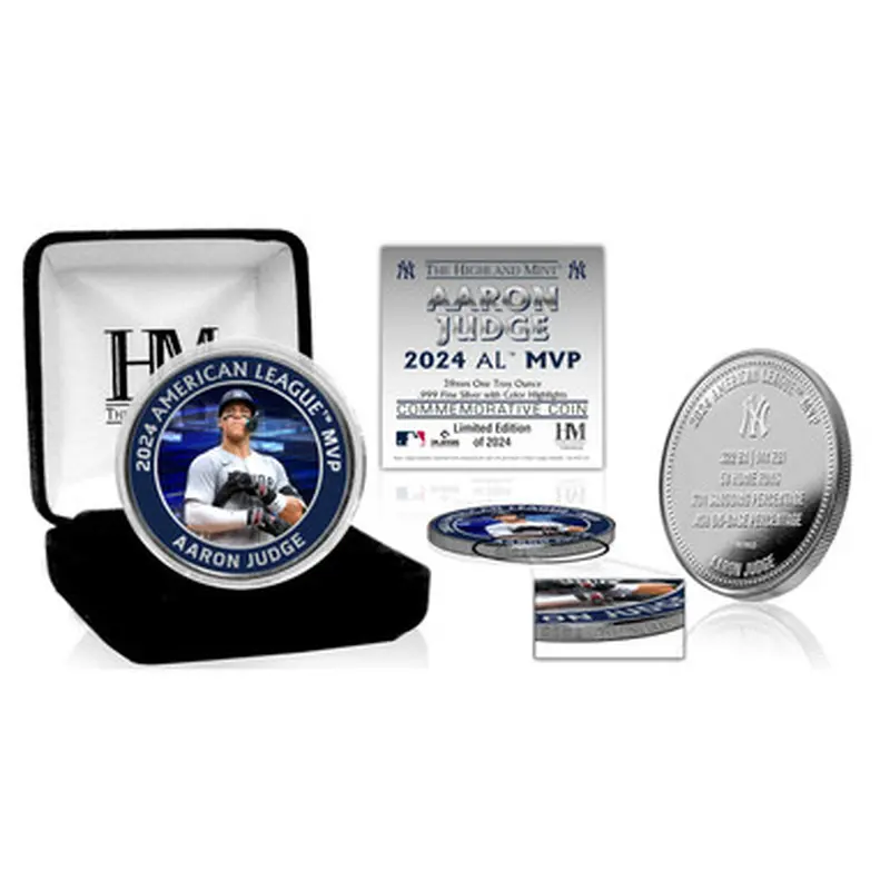 Aaron Judge 2024 American League MVP 1oz .999 Fine Silver Coin Limited Ed of 2,024 