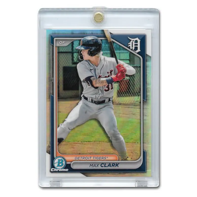 Max Clark 2023 Bowman Draft Chrome Refractor # BDC104 Pre-Rookie Card 