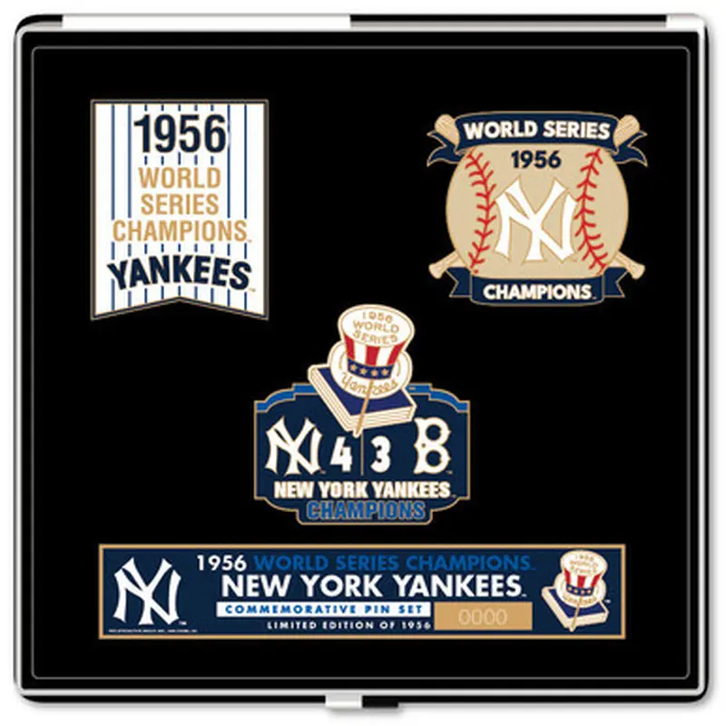 1956 New York Yankees World Series Champions Limited Edition Pin Set 