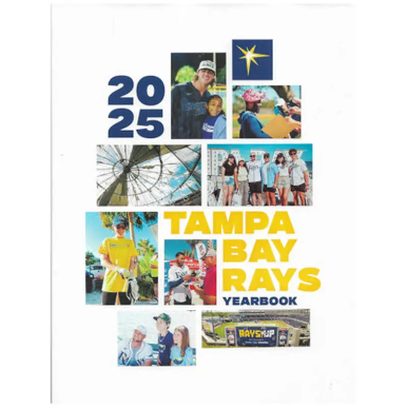 2025 Tampa Bay Rays Official Team Yearbook 