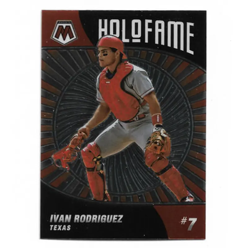Ivan Rodriguez 2022 Panini Mosaic Holofame # 12 