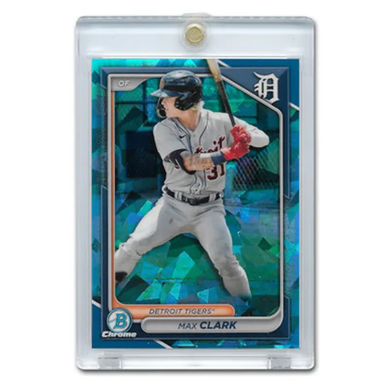 Max Clark 2024 Bowman Chrome Prospects Sapphire # 104 Pre-Rookie Card 