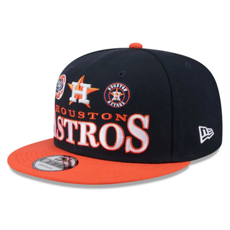 Mens New Era Houston Astros Archive 9FIFITY Adjustable Cap 