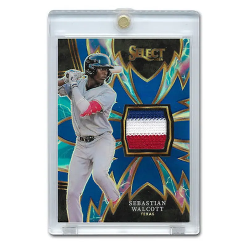 Sebastian Walcott 2023 Panini Select Sparks Materials # SM-SW Ltd Ed of 49 