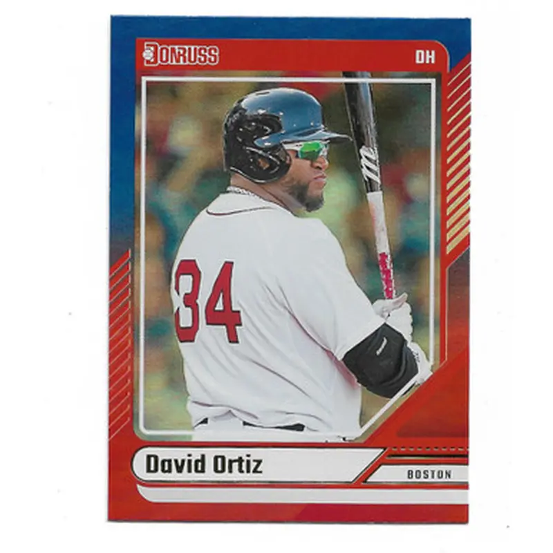 David Ortiz 2024 Donruss Red & Blue Holo # 47 