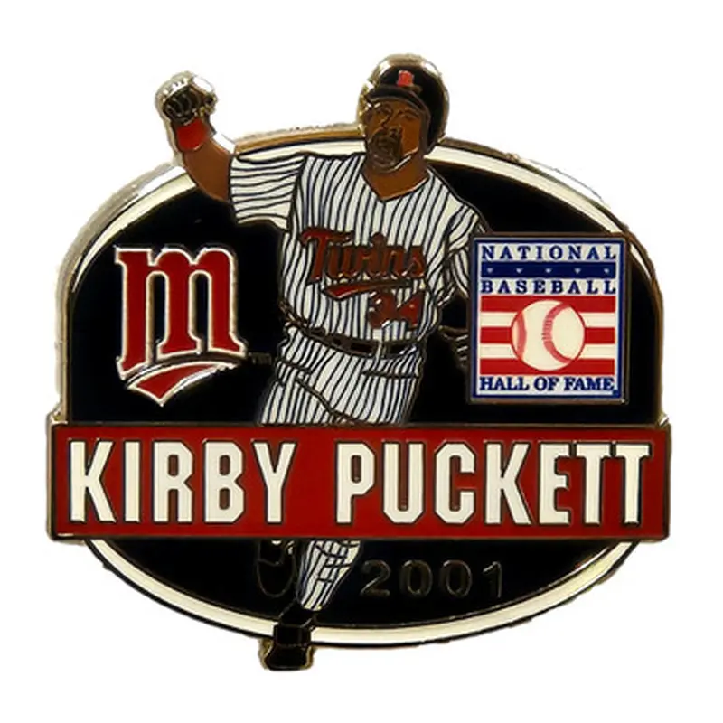Kirby Puckett Minnesota Twins Hall of Fame Class of 2001 Collectors Pin 