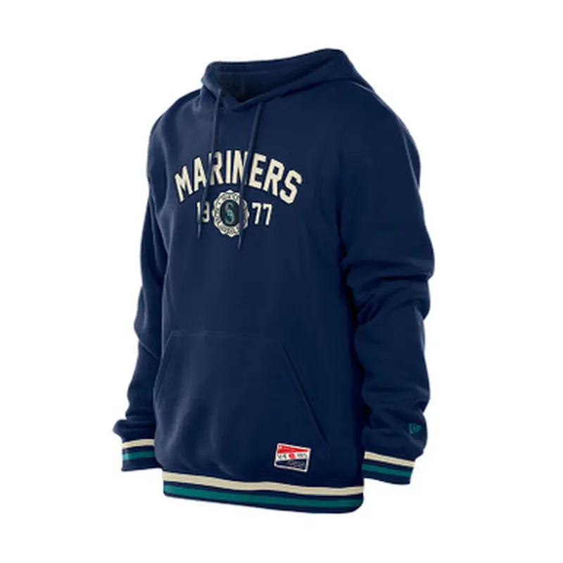 Mens New Era Seattle Mariners Navy Vintage Hood Size XL