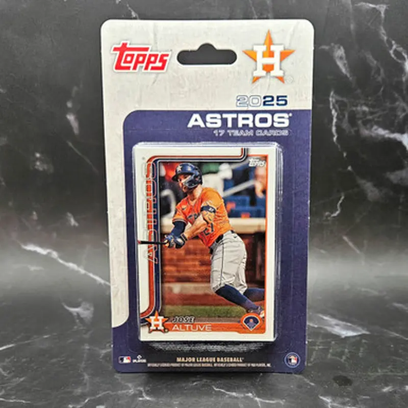 Topps Houston Astros 2025 Baseball Cards 17-Card Team Set 