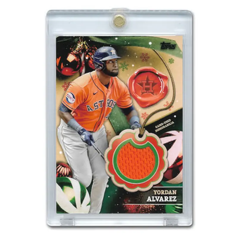 Yordan Alvarez 2024 Topps Holiday Relic # RC-YA 