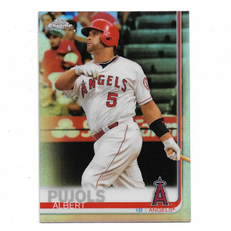 Albert Pujols 2019 Topps Chrome Refractor # 27 