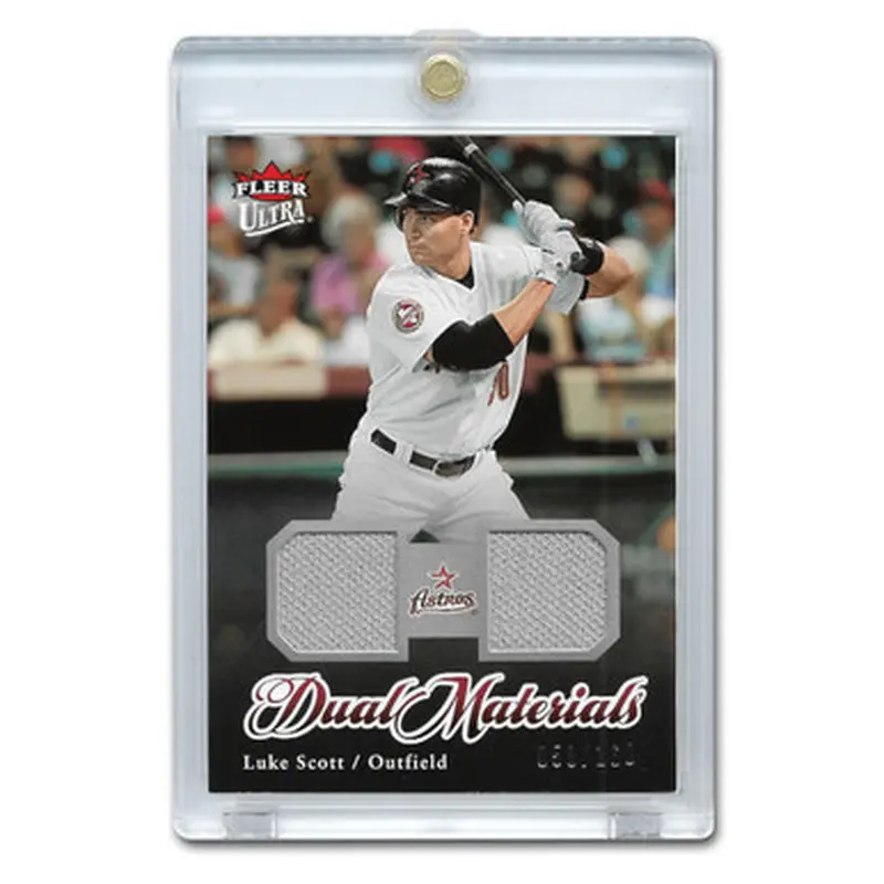 Luke Scott 2007 Fleer Ultra Dual Materials # DM-LS 