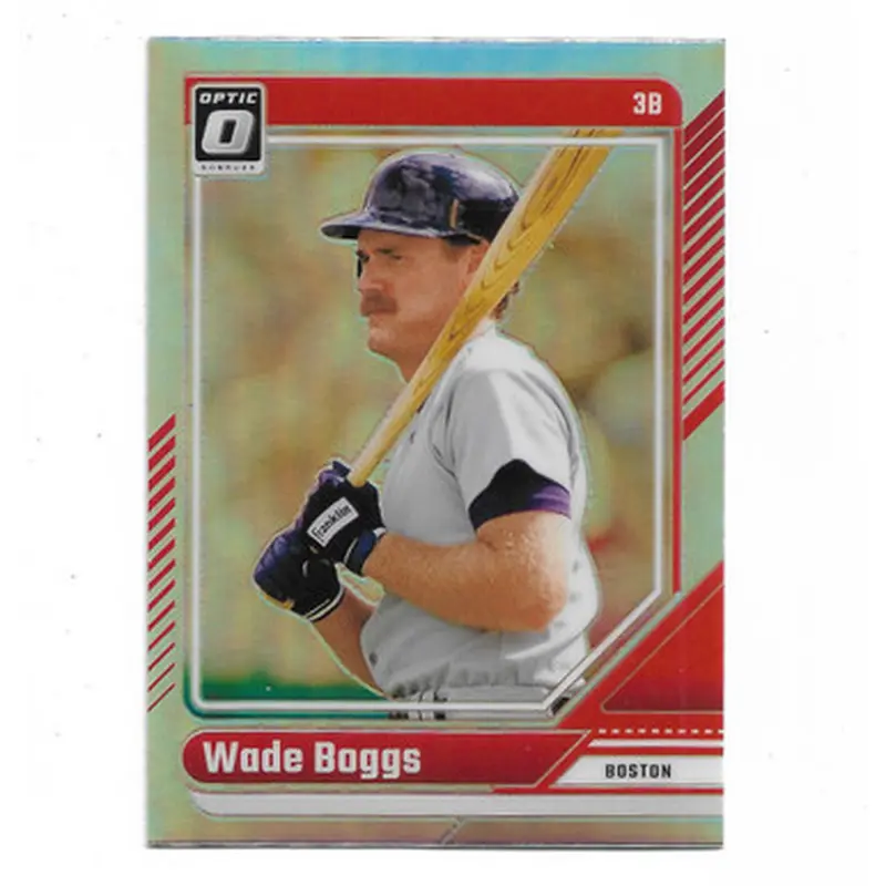 Wade Boggs 2024 Donruss Optic Silver Holo # 51 