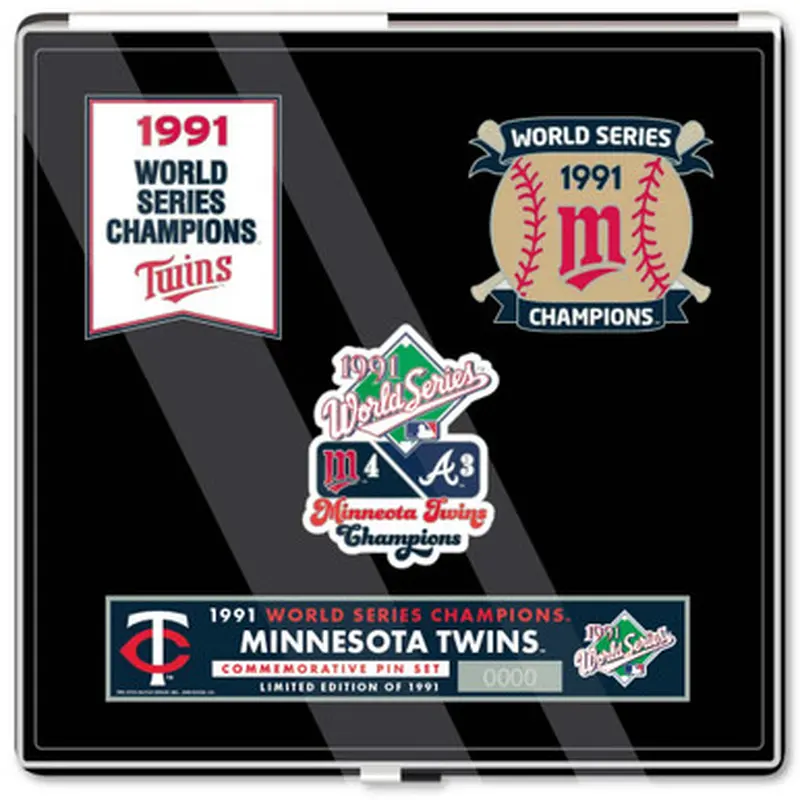 1991 Minnesota Twins World Series Champions Limited Edition Pin Set 