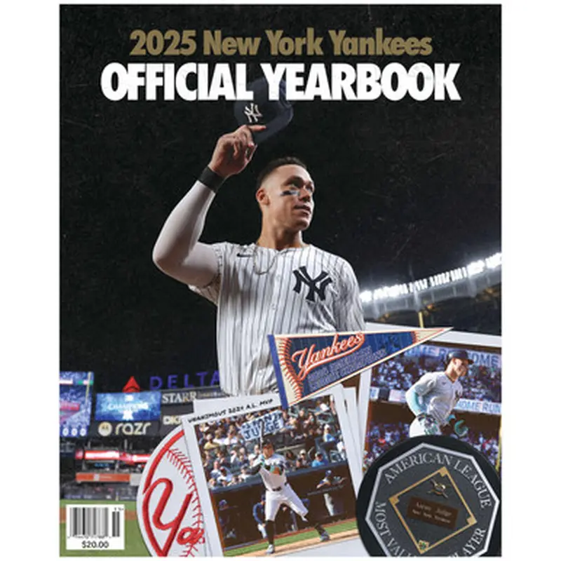 2025 New York Yankees Official Team Yearbook 