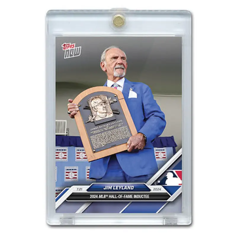 Jim Leyland Hall of Fame Induction 2024 Topps Now Card # 448 Ltd Ed of 908 