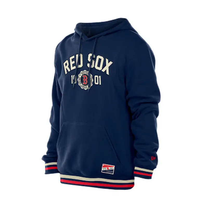 Mens New Era Boston Red Sox Navy Vintage Hood Size XL