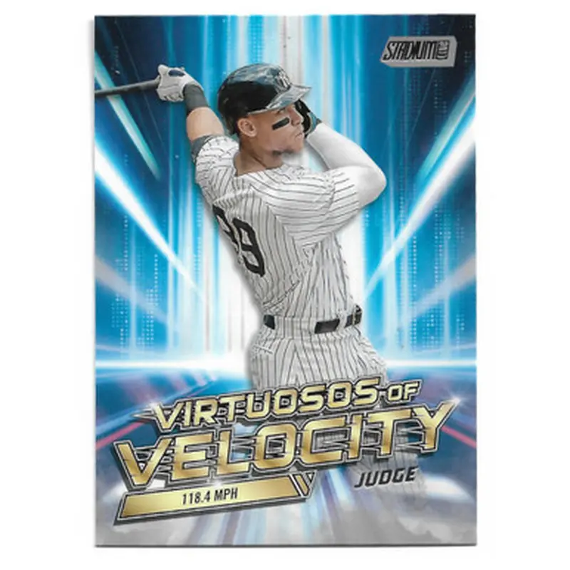 Aaron Judge 2023 Topps Stadium Club Virtuosos of Velocity # 4 