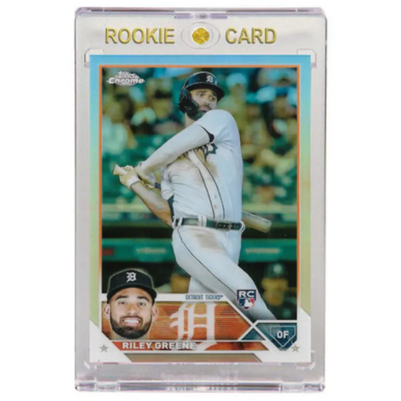 Riley Greene Detroit Tigers 2022 Topps Chrome Refractor # 182 Rookie Card 