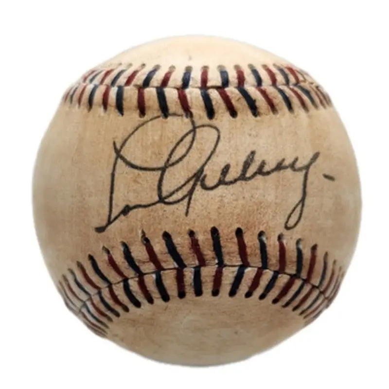 Lou Gehrig HOF Replicas Reproduction Autographed 1930s Baseball 