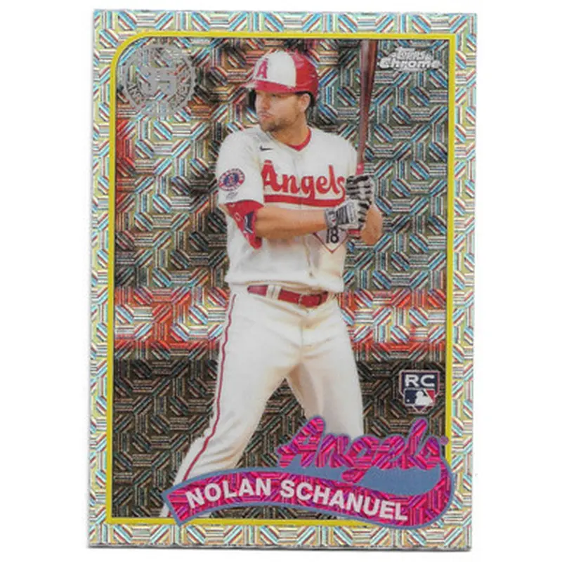 Nolan Schanuel 2024 Topps Series 2 35th 1989 Silver Pack Chrome # 85 Rookie Card 