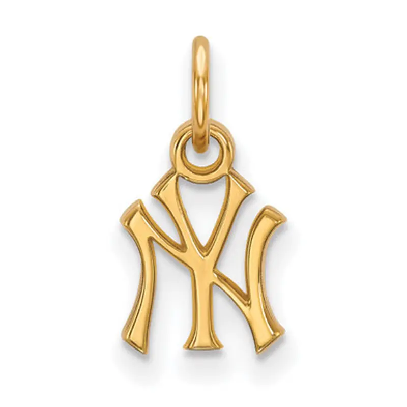 LogoArt New York Yankees 14k Gold Logo Extra Small Pendant 