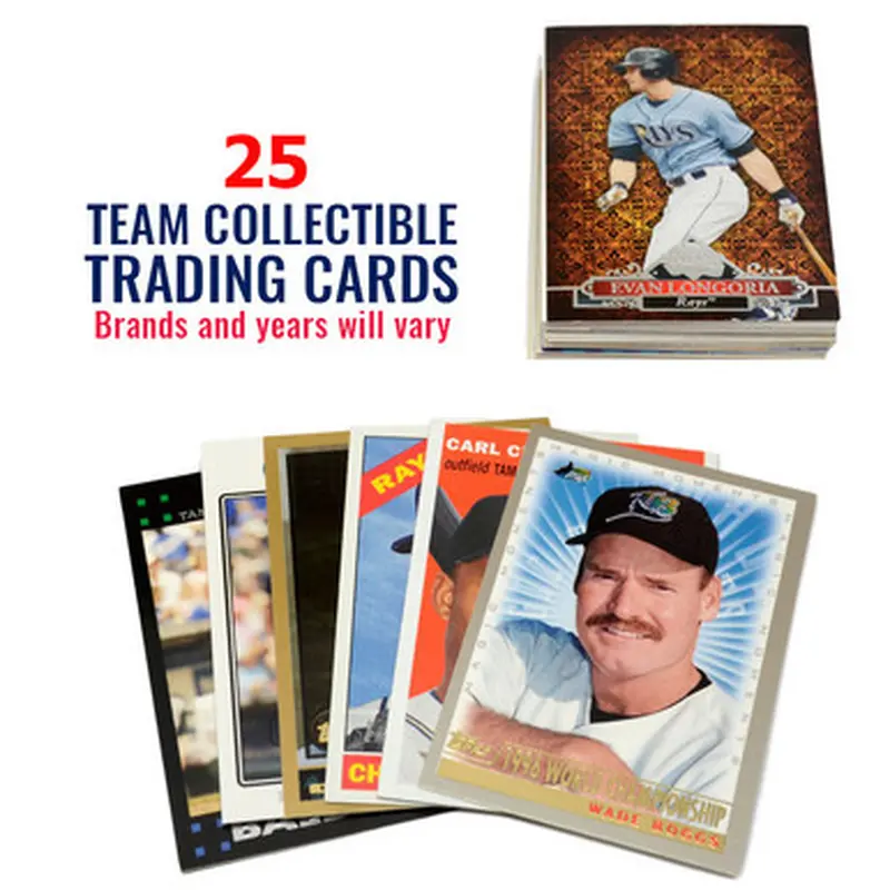 Tampa Bay Rays 25 Card Team Baseball Card Lot 