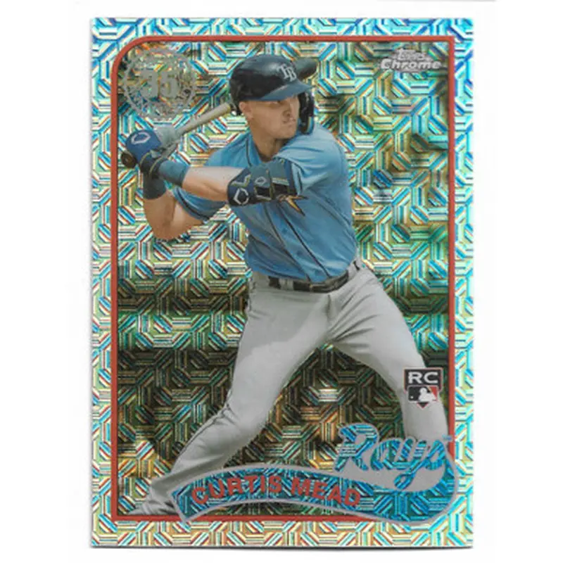 Curtis Mead 2024 Topps Series 1 35th 1989 Silver Pack Chrome # 53 Rookie Card 