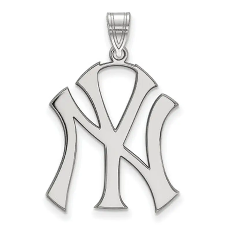 LogoArt New York Yankees Sterling Silver X-Large Pendant 