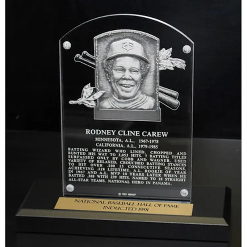 Rod Carew Acrylic Replica Hall of Fame Plaque 