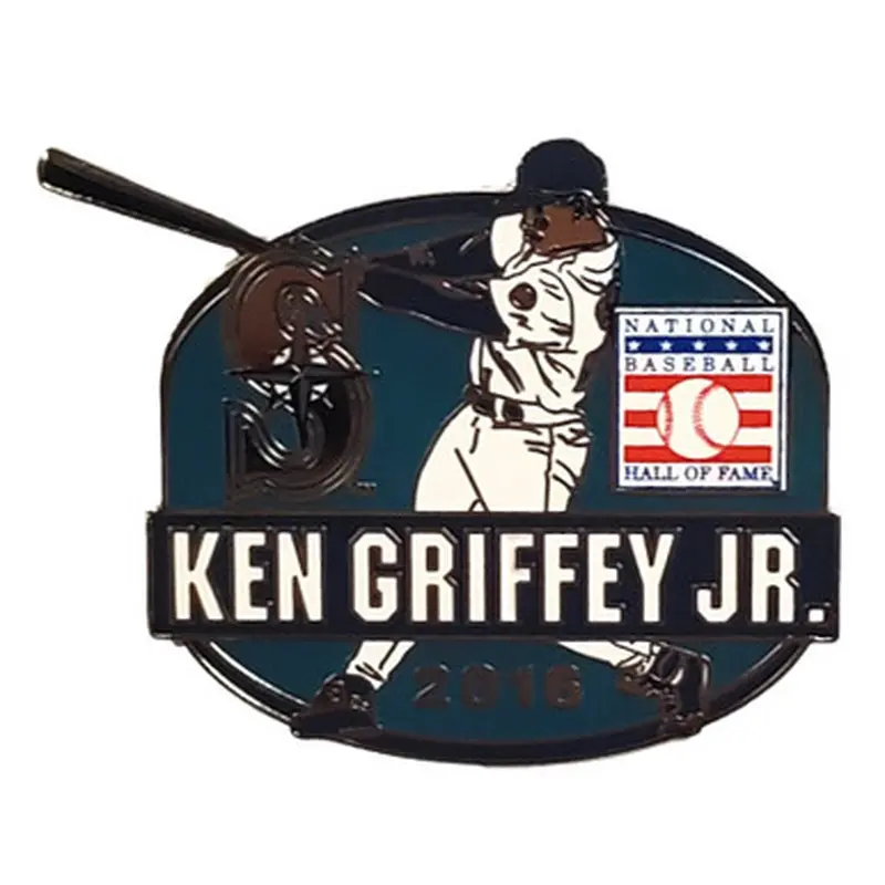 Ken Griffey Jr. Seattle Mariners Hall of Fame Class of 2016 Collectors Pin 