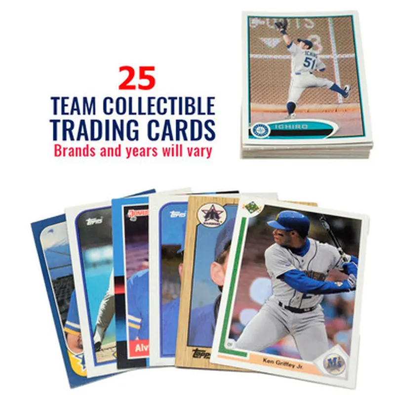 Seattle Mariners 25 Card Team Baseball Card Lot 