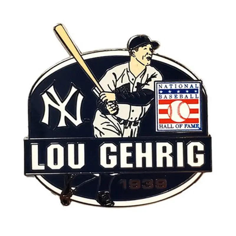Lou Gehrig New York Yankees Hall of Fame Class of 1939 Collectors Pin 