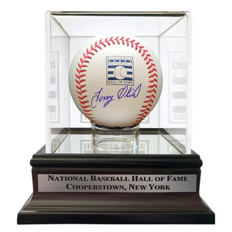 Tony Oliva Autographed Hall of Fame Logo Baseball with Case (HOF) 