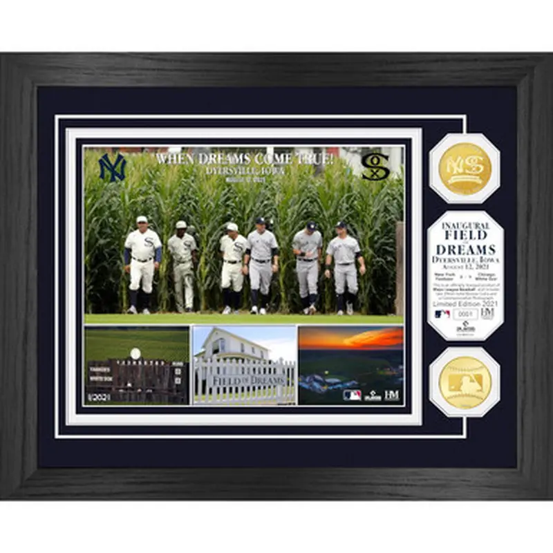Highland Mint Inaugural Field of Dreams Game 13 x 16 Bronze Coin Photo Mint 