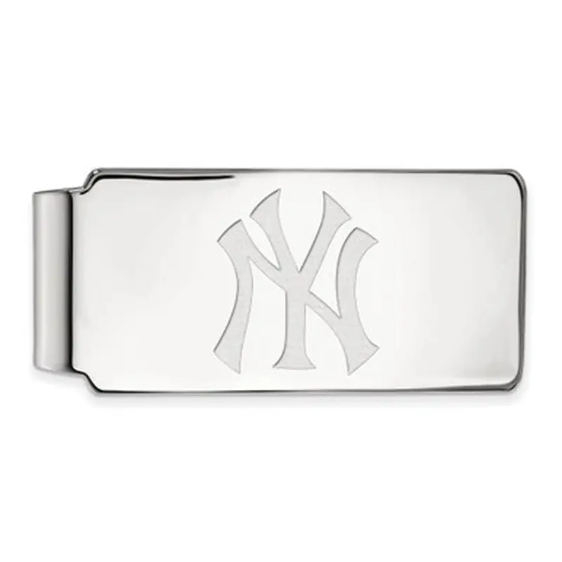 LogoArt New York Yankees Sterling Silver Logo Money Clip 