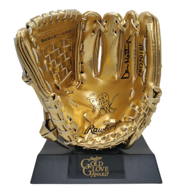 Don Mattingly Autographed Rawlings Mini Gold Glove Award (Beckett) 