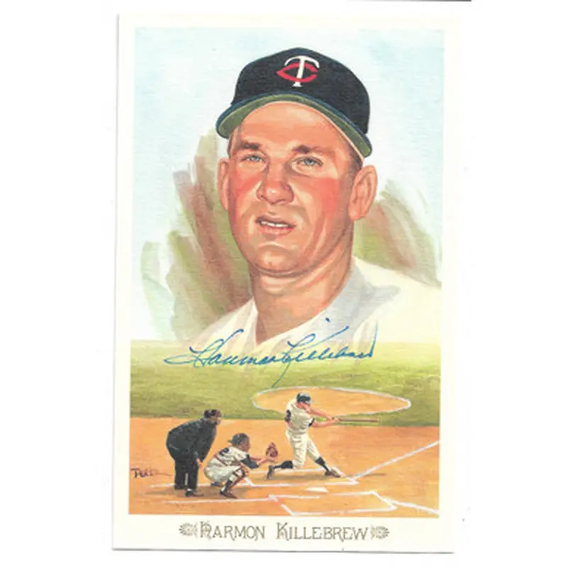 Harmon Killebrew Autographed Perez-Steele Celebration Series Postcard # 23 (SGC) 
