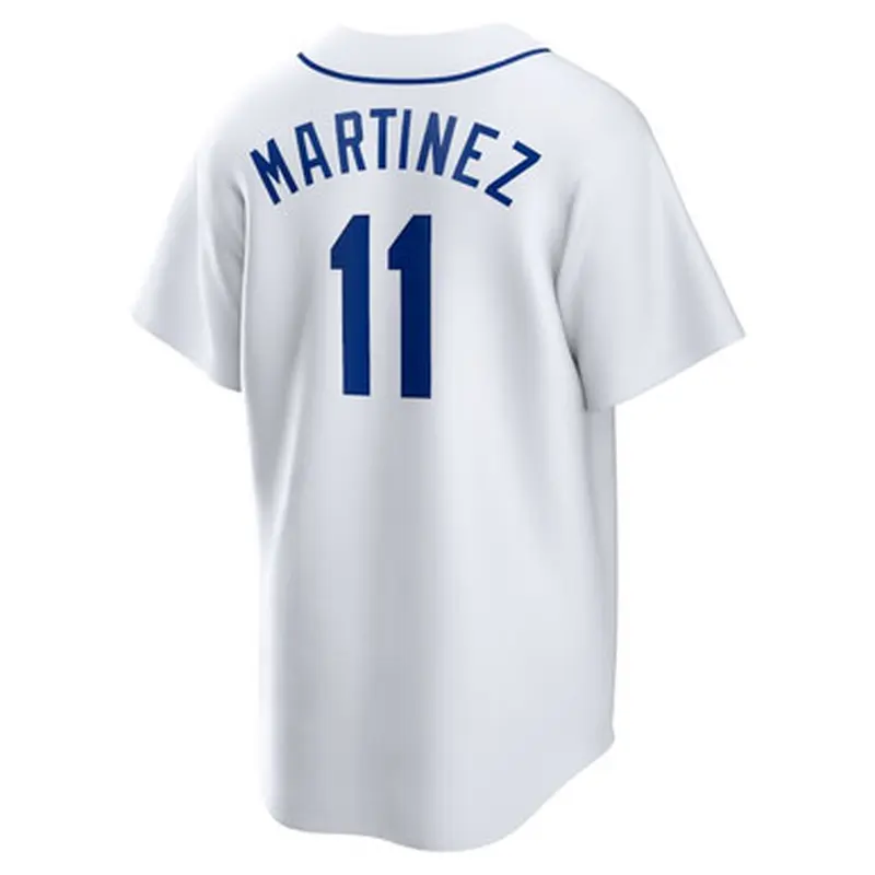 Mens Nike Edgar Martinez Seattle Mariners Cooperstown Collection White Jersey Size L