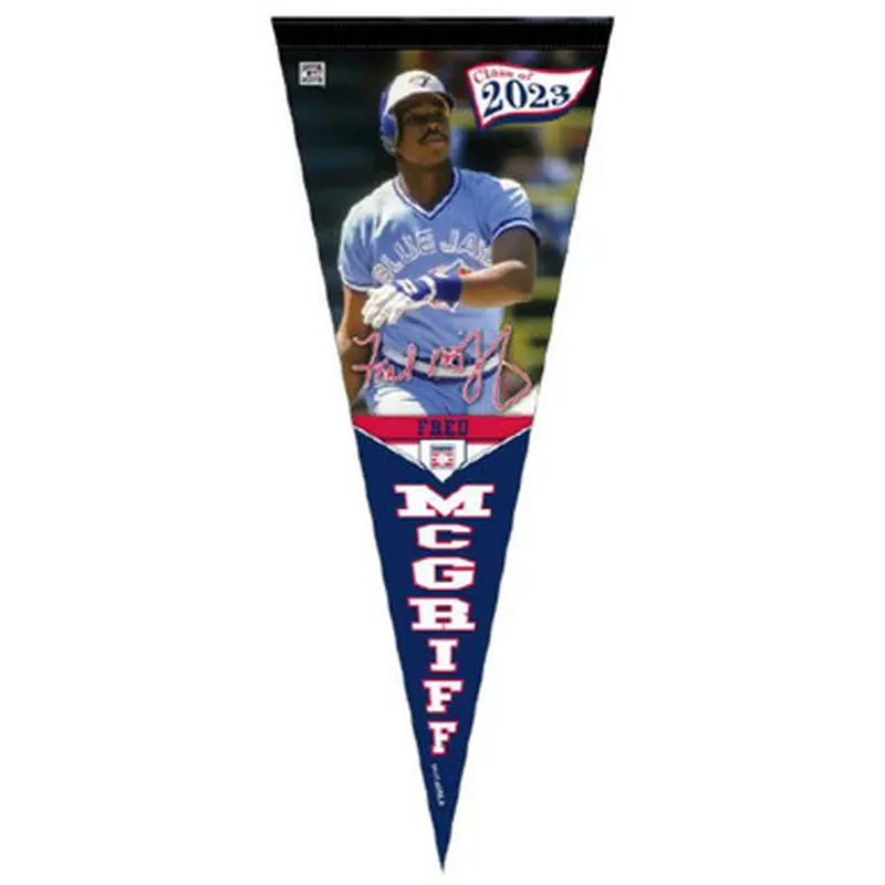 Fred McGriff Toronto Blue Jays Hall of Fame Class of 2023 12 x 30 Image Pennant 