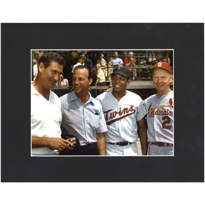 Matted 8x10 Photo- 1966 Hall of Fame Game 